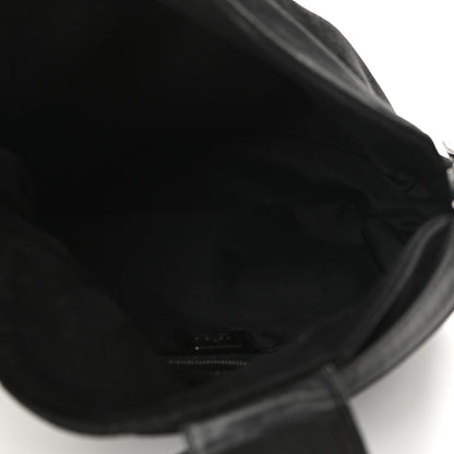 Fendi Suede Shoulder Bag Black 5 of 9