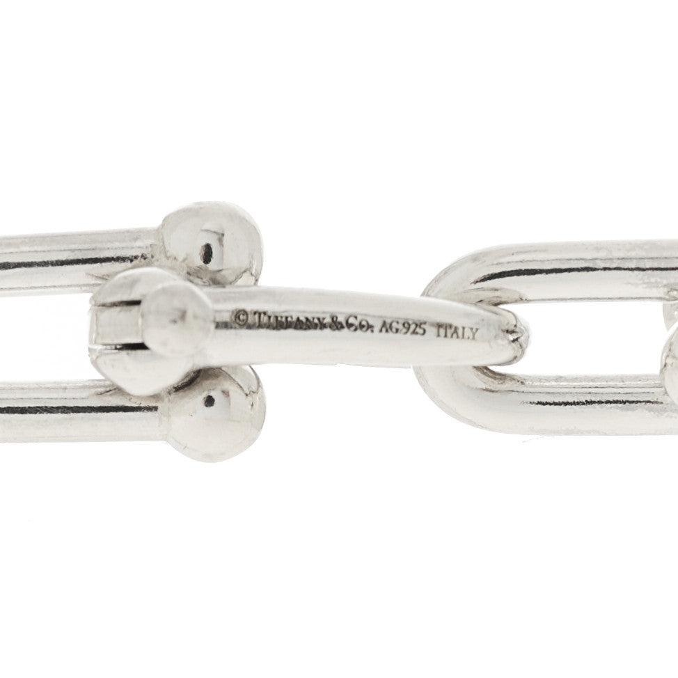 Tiffany Sterling Silver HardWear Graduated Link Necklace 5 of 6