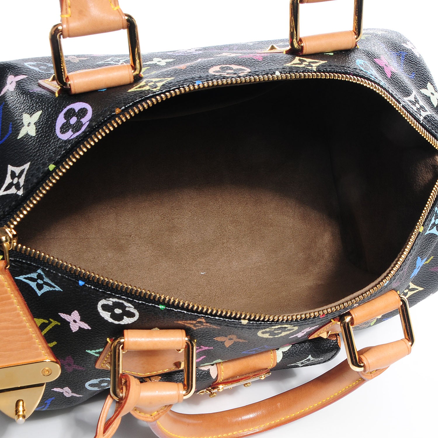 Louis Vuitton Monogram Multicolor Speedy 30 Black 6 of 11