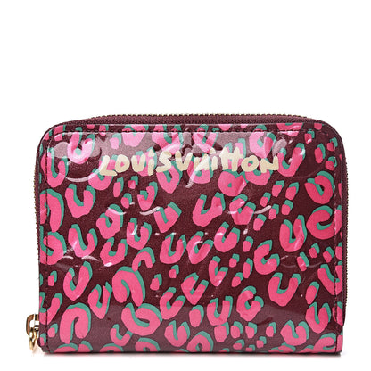 Louis Vuitton Vernis Leopard Zippy Coin Purse Rouge Fauviste 1 of 7