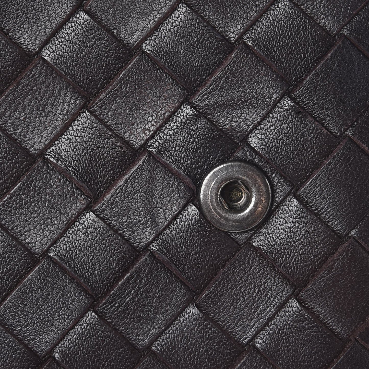 Nappa Intrecciato French Flap Wallet Ebano