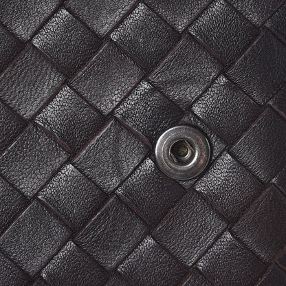 Bottega Veneta Nappa Intrecciato French Flap Wallet Ebano 10 of 11