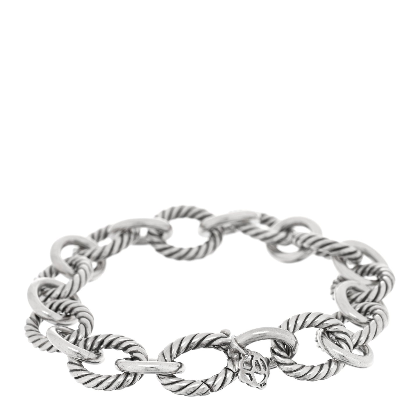 Sterling Silver 13mm Large Oval Link Bracelet