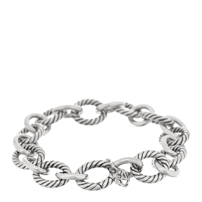 David Yurman Sterling Silver 13mm Large Oval Link Bracelet 2 of 3