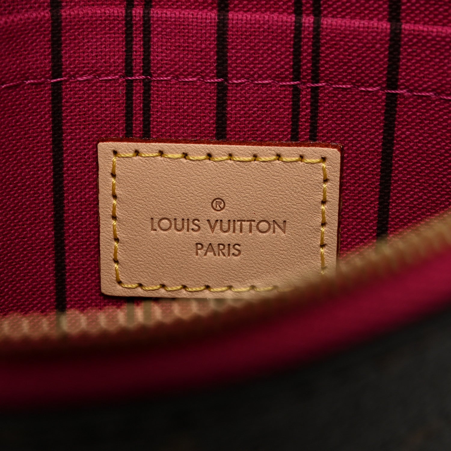Louis Vuitton Monogram Neverfull MM GM Pochette Pivoine 6 of 9