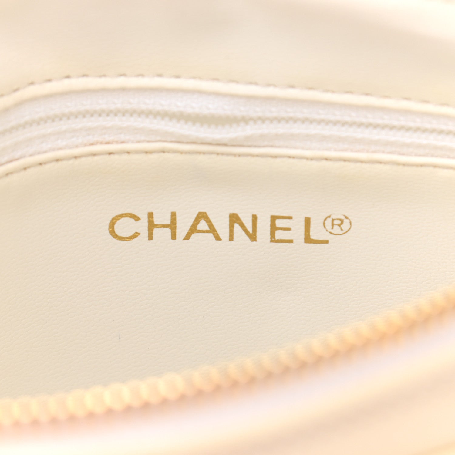 Chanel Patent Chevron Camera Bag White 6 of 12