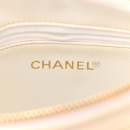 Chanel Patent Chevron Camera Bag White 6 of 12