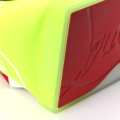 Christian Louboutin Calfskin Explorafunk Backpack Bianco Fluo Yellow 8 of 9
