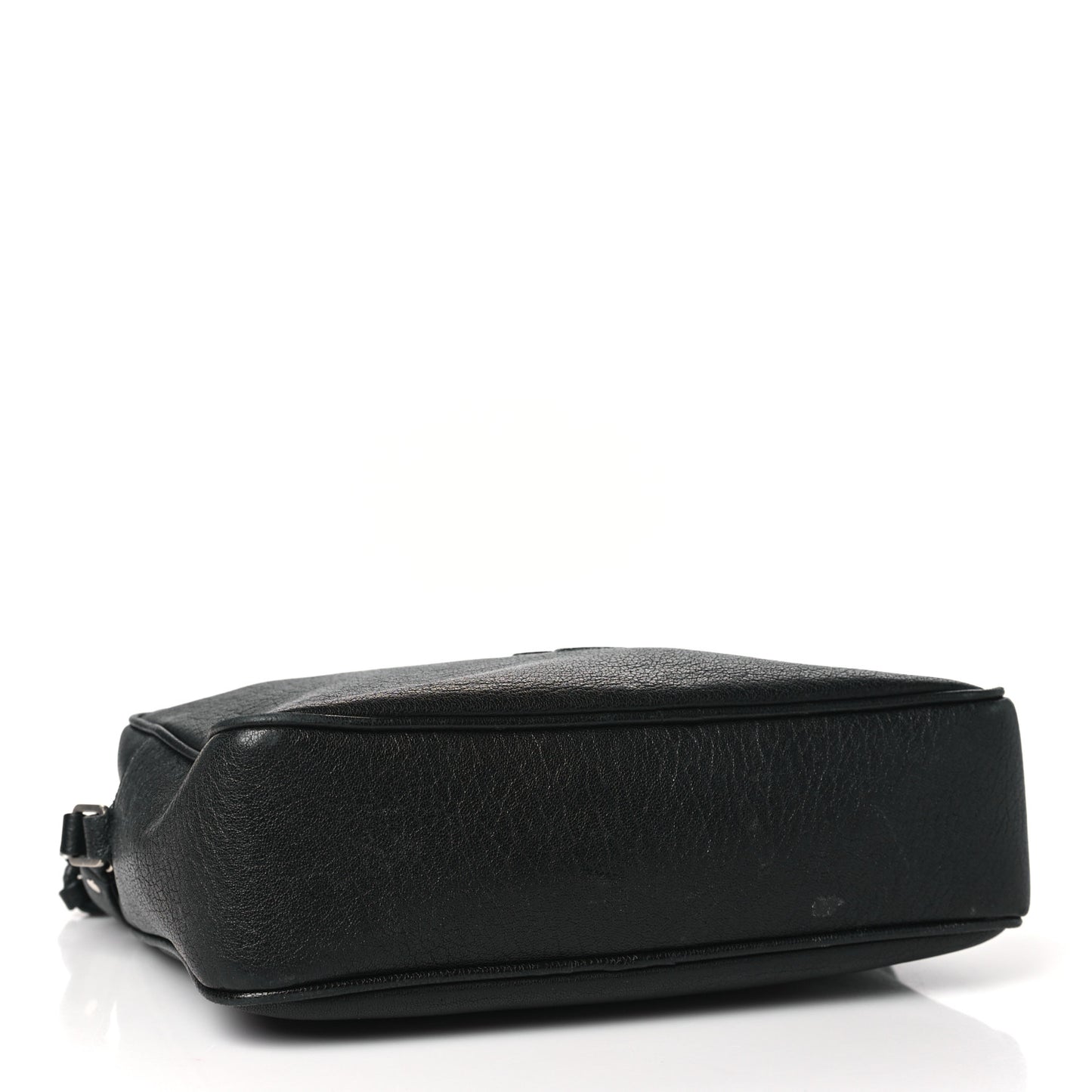 Lambskin Monogram Embossed Small Lou Camera Bag Black