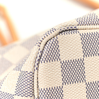 Louis Vuitton Damier Azur Neo Neverfull MM Rose Ballerine 11 of 20