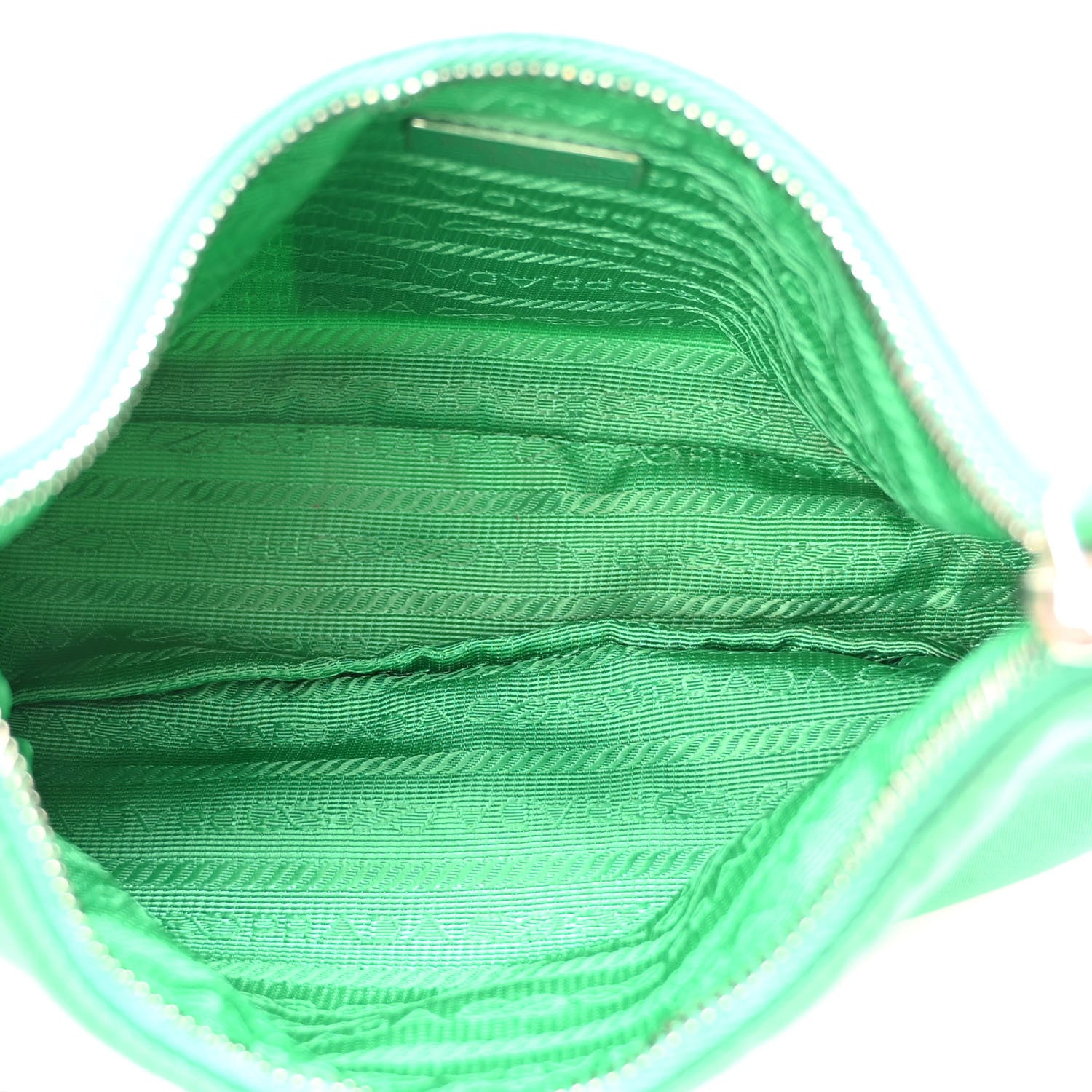 Prada Nylon Re-Edition 2005 Shoulder Bag Menta 4 of 9