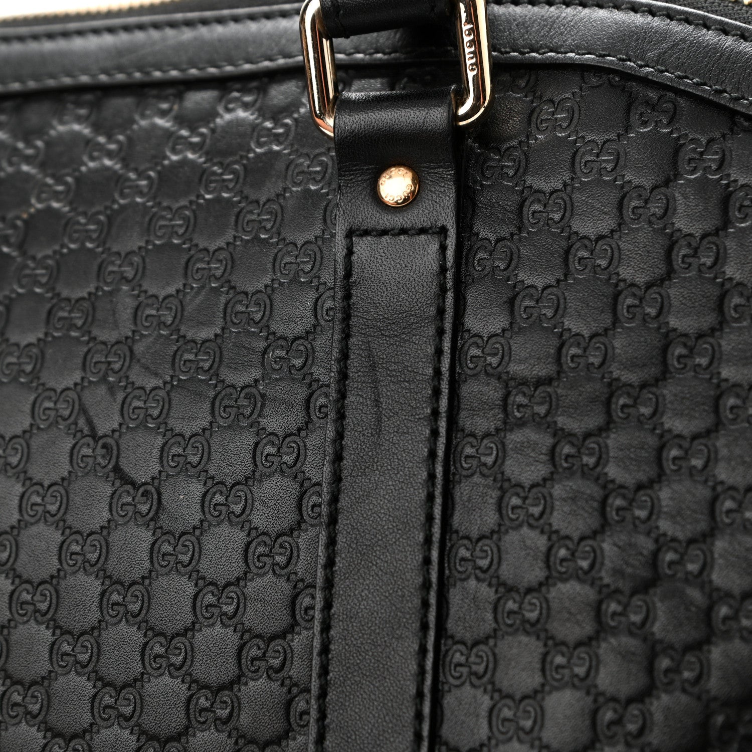 Gucci Soft Microguccissima Large Dome Satchel Black 15 of 16