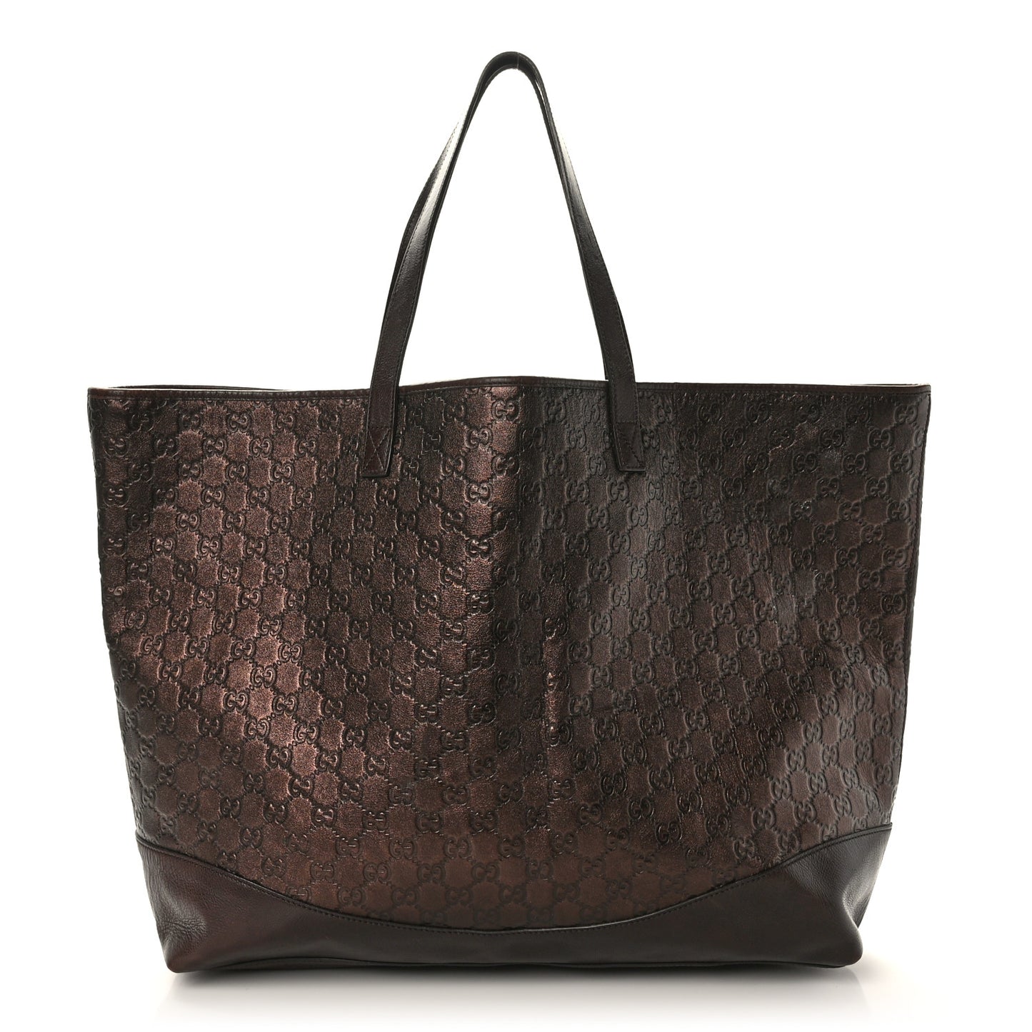 Guccissima Large Tote Bronze
