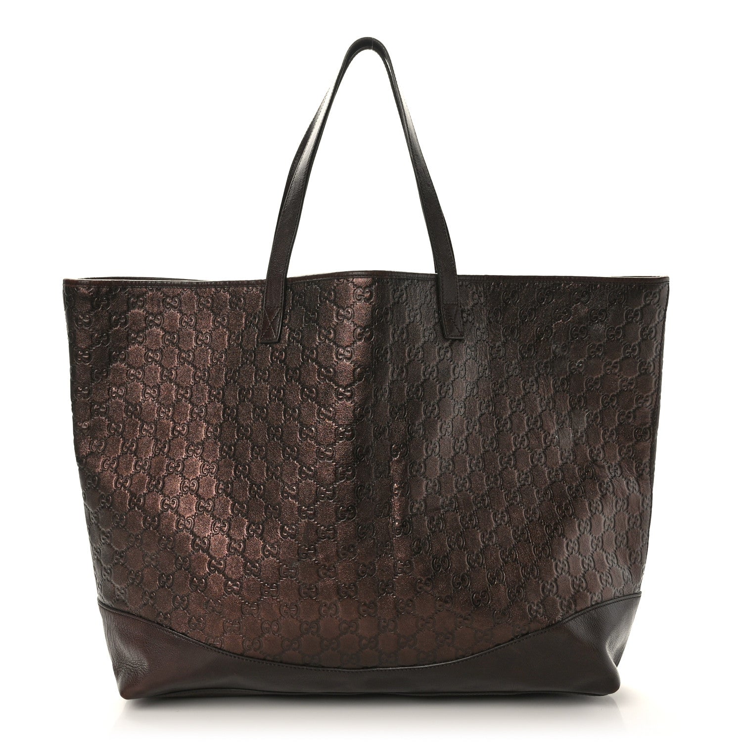Gucci Guccissima Large Tote Bronze 1 of 11