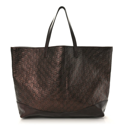 Gucci Guccissima Large Tote Bronze 1 of 11