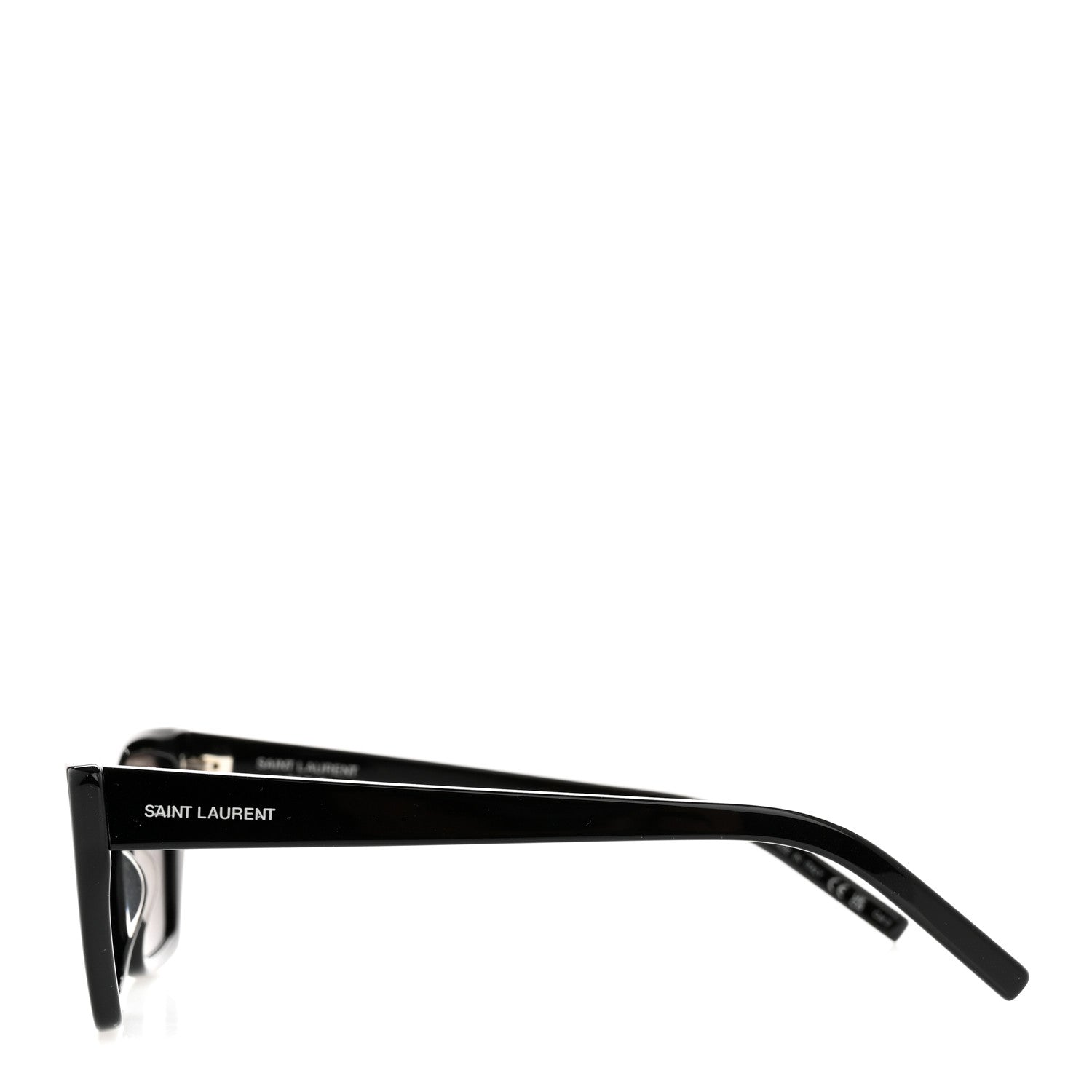 Saint Laurent Acetate Mica Cat Eye Sunglasses SL 276 Black 3 of 8