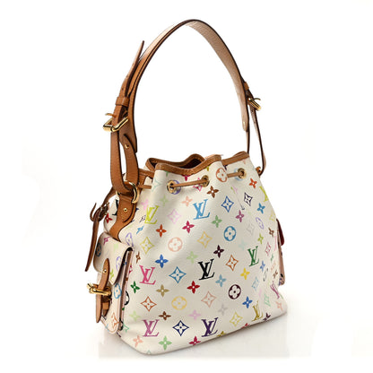 Louis Vuitton Monogram Multicolor Petit Noe White 3 of 10