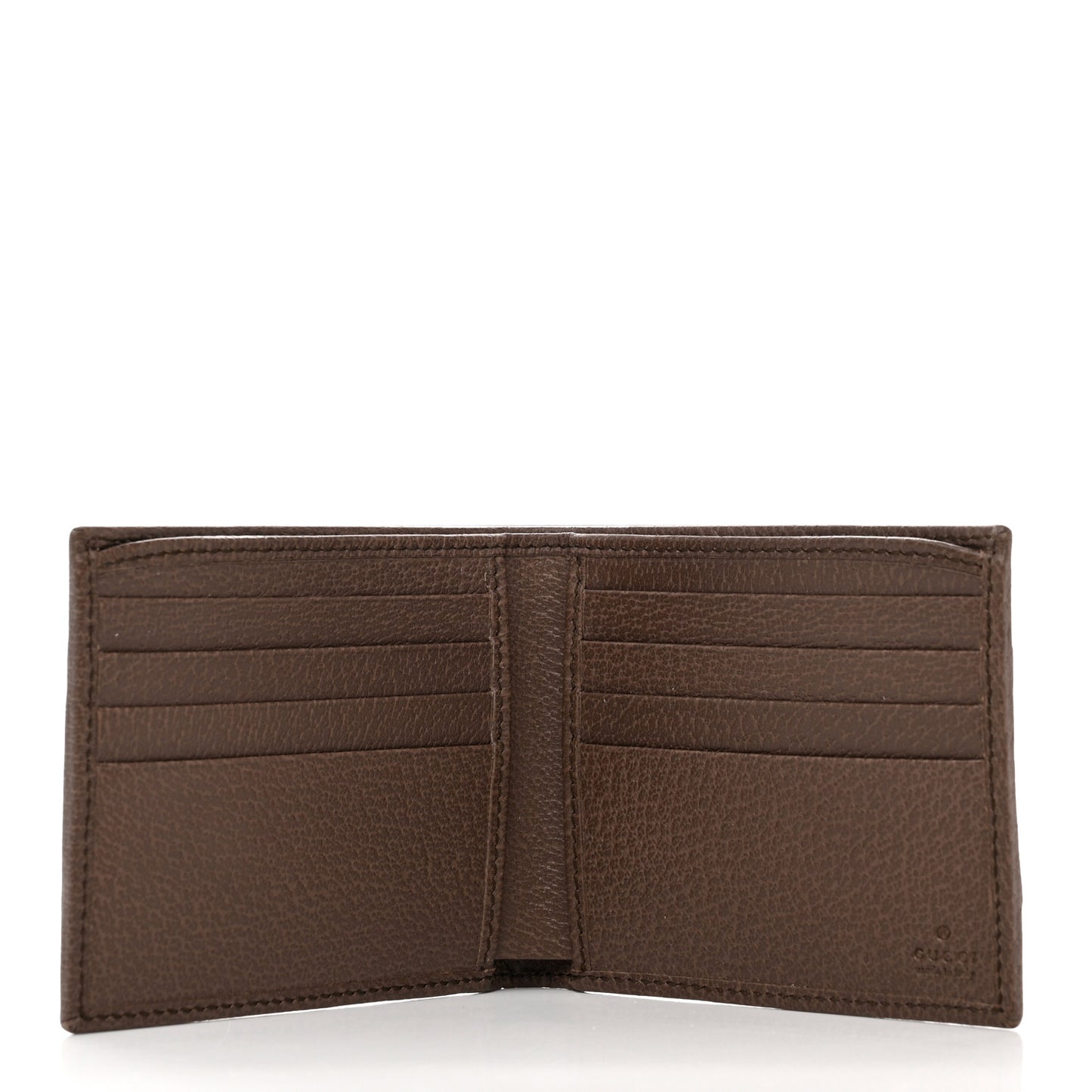 GG Supreme Monogram Web Mens Ophidia Bi-Fold Wallet Beige New Acero