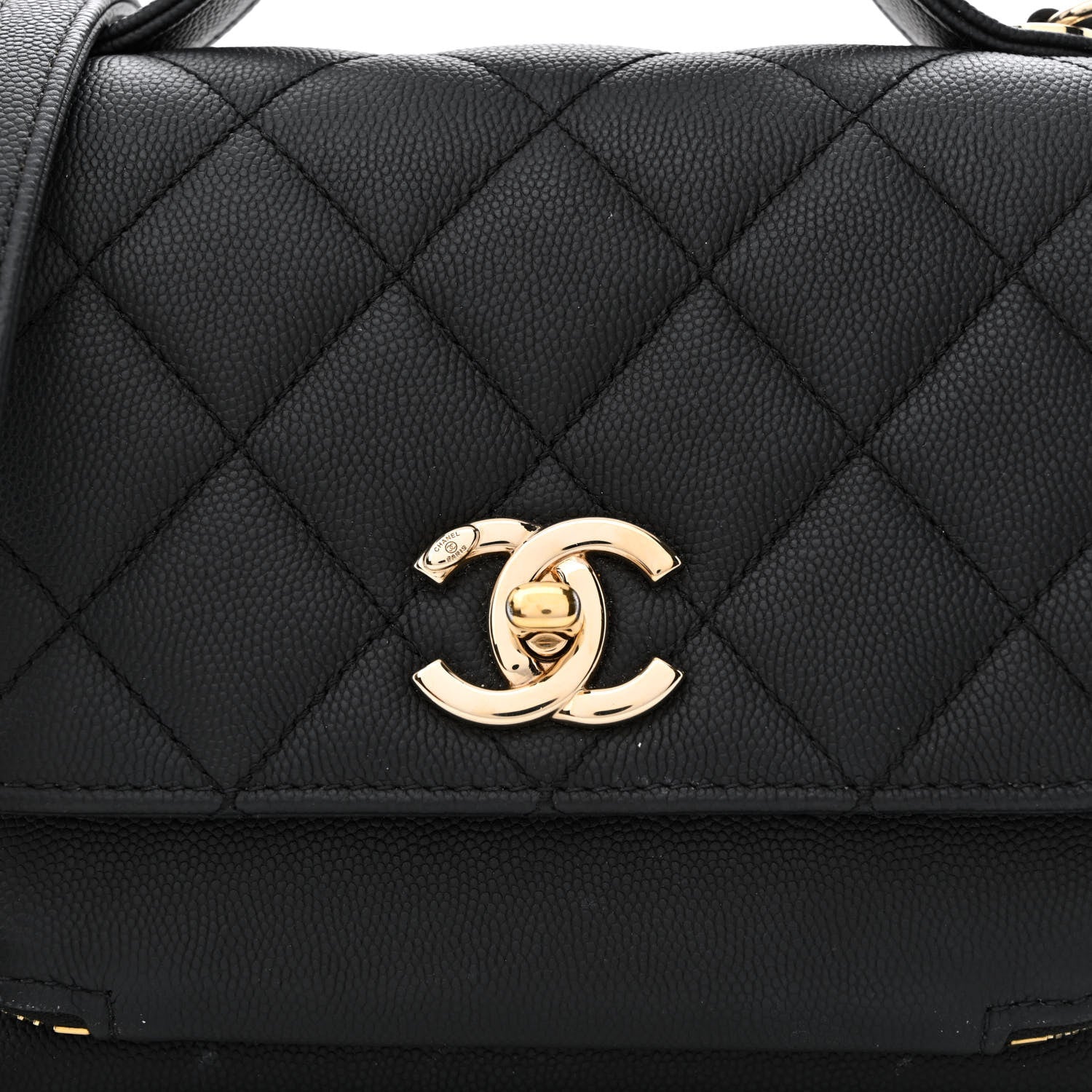 Chanel Caviar Quilted Small Business Affinity Flap Black 8 of 11