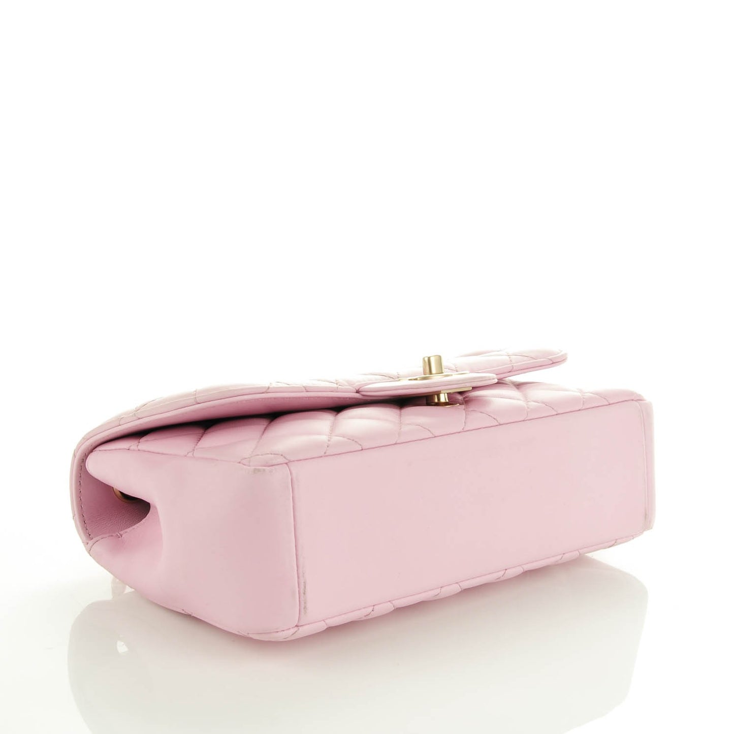 Lambskin Quilted Mini Mademoiselle Chic Flap Pink