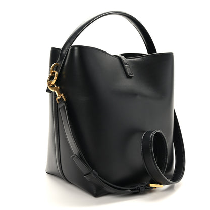 Saint Laurent Shiny Calfskin Le 37 Bucket Bag Black 4 of 11