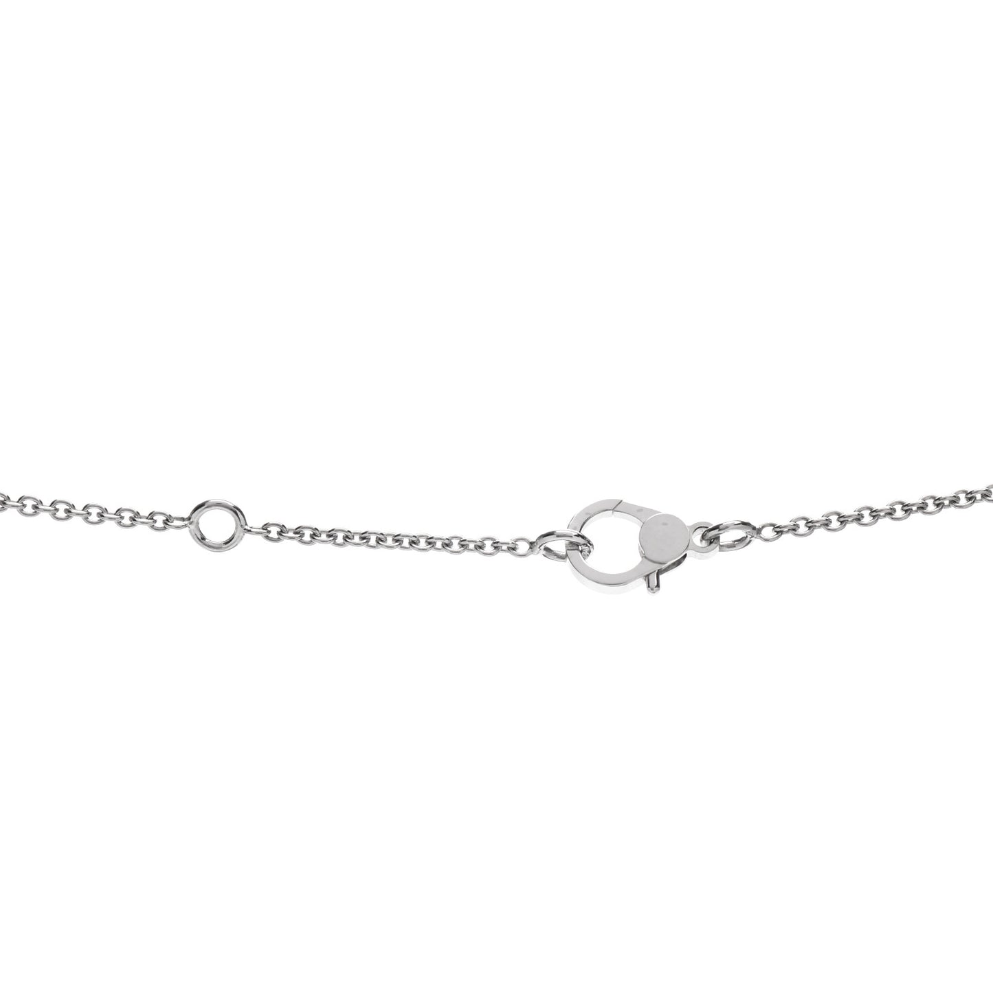 18K White Gold Diamond Finesse Pendant Necklace