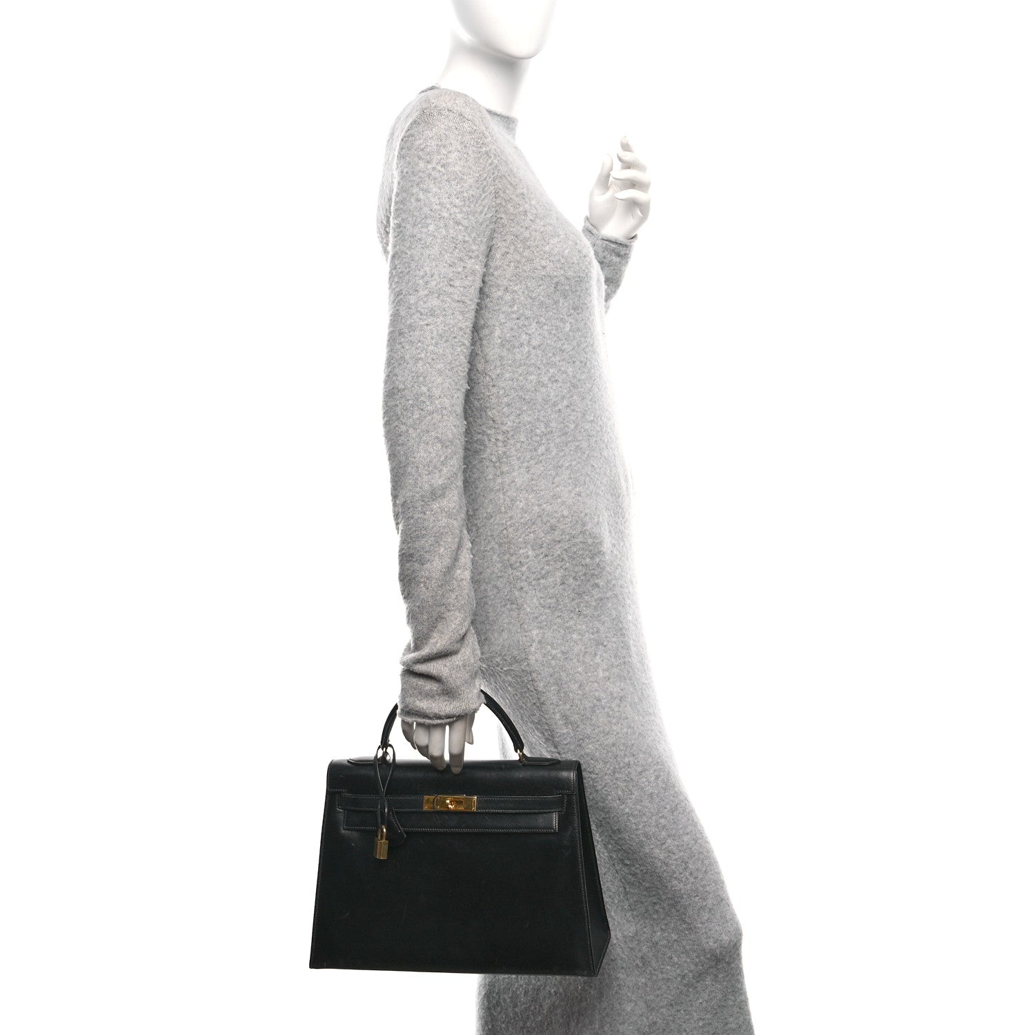 Hermes Box Kelly Sellier 32 Black 2 of 14