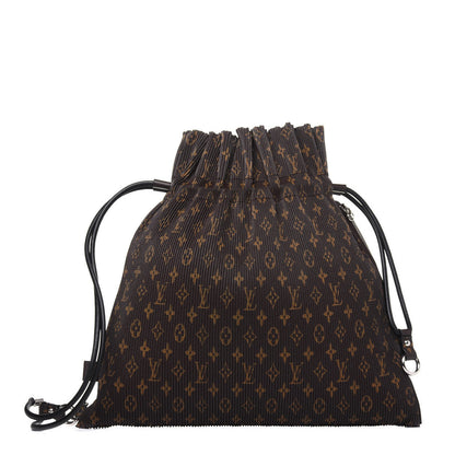 Louis Vuitton Monogram Canvas Pleated Explorer Bag MM 1 of 10
