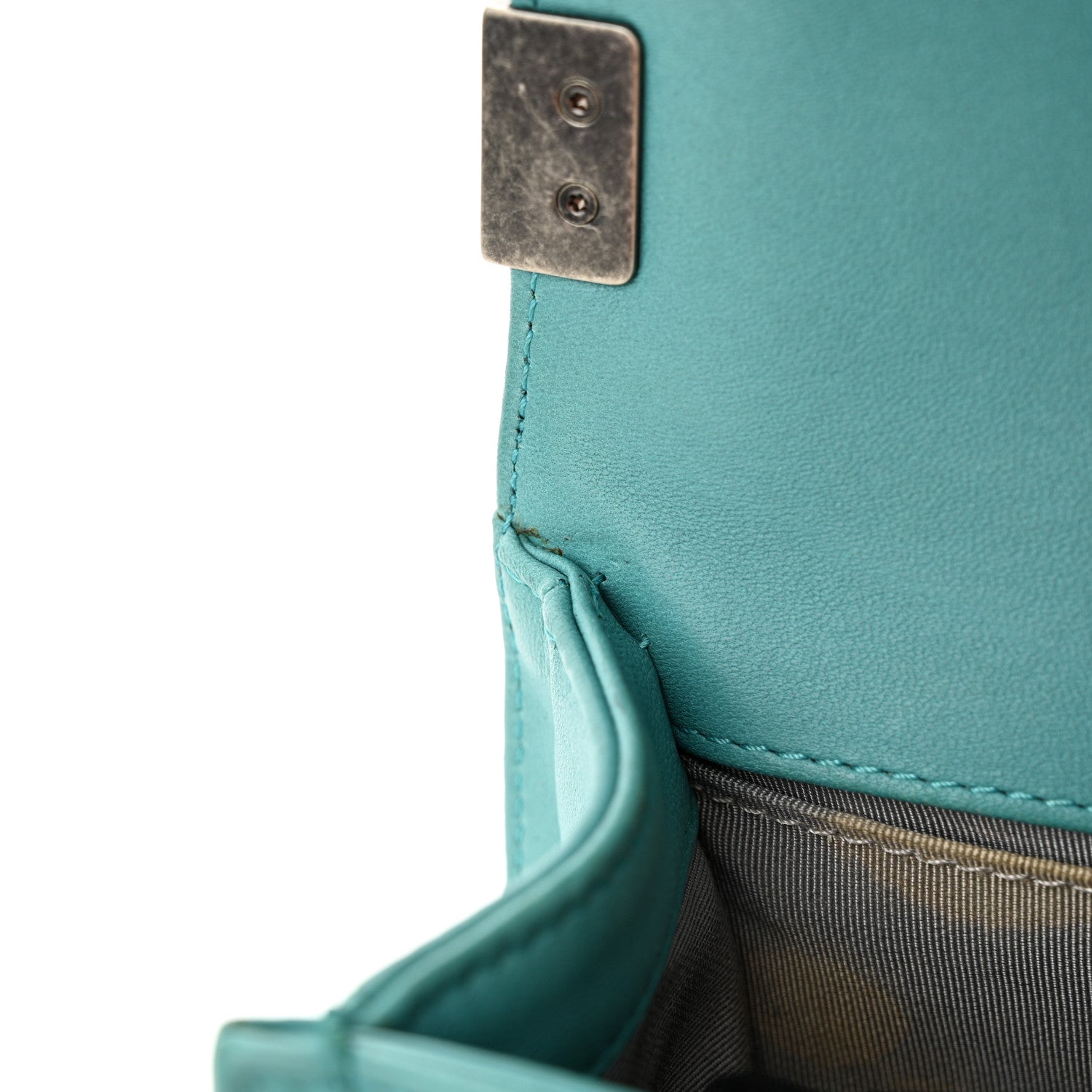 Chanel Galuchat Stingray Small Boy Flap Turquoise 15 of 18