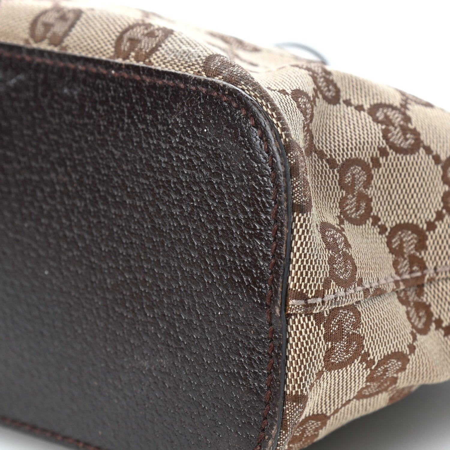 Gucci Monogram Classic Ring Hobo Brown 9 of 16