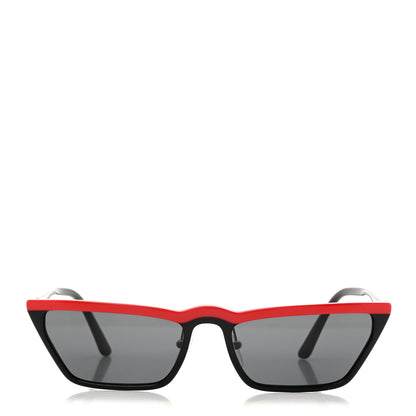 Prada Catwalk Sunglasses SPR 19U Black Red 2 of 7