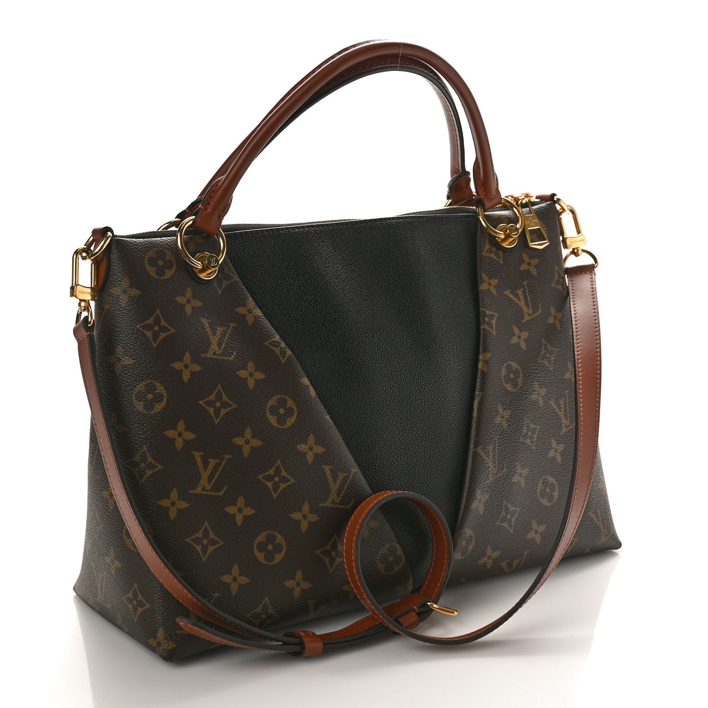 Monogram V Tote MM Black