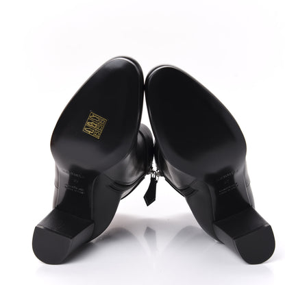 Hermes Calfskin Saint Germain Ankle Boots 37 Black 5 of 10