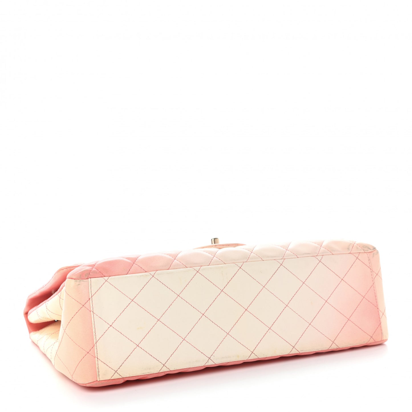 Lambskin Degrade Quilted Maxi Single Flap Pink