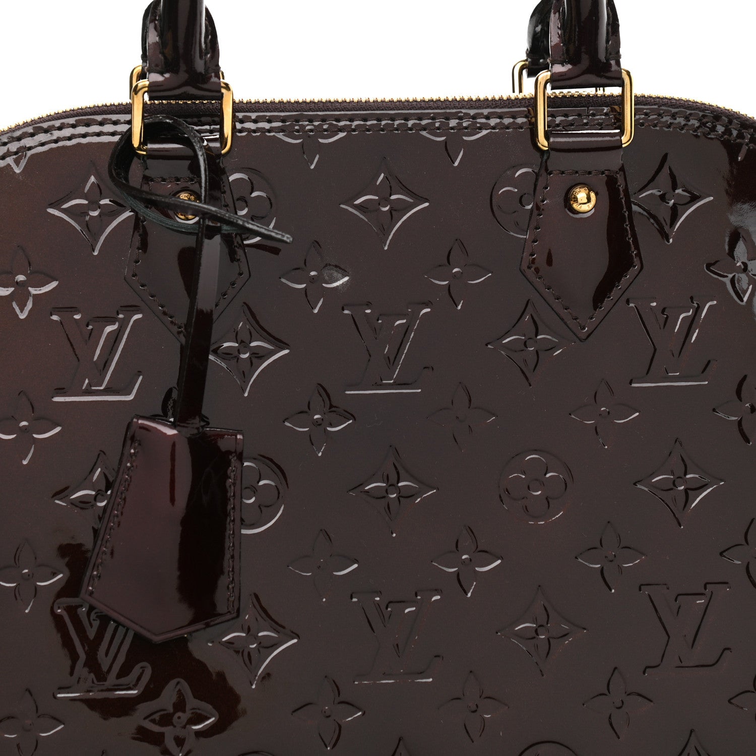 Louis Vuitton Vernis Alma PM Amarante 7 of 9
