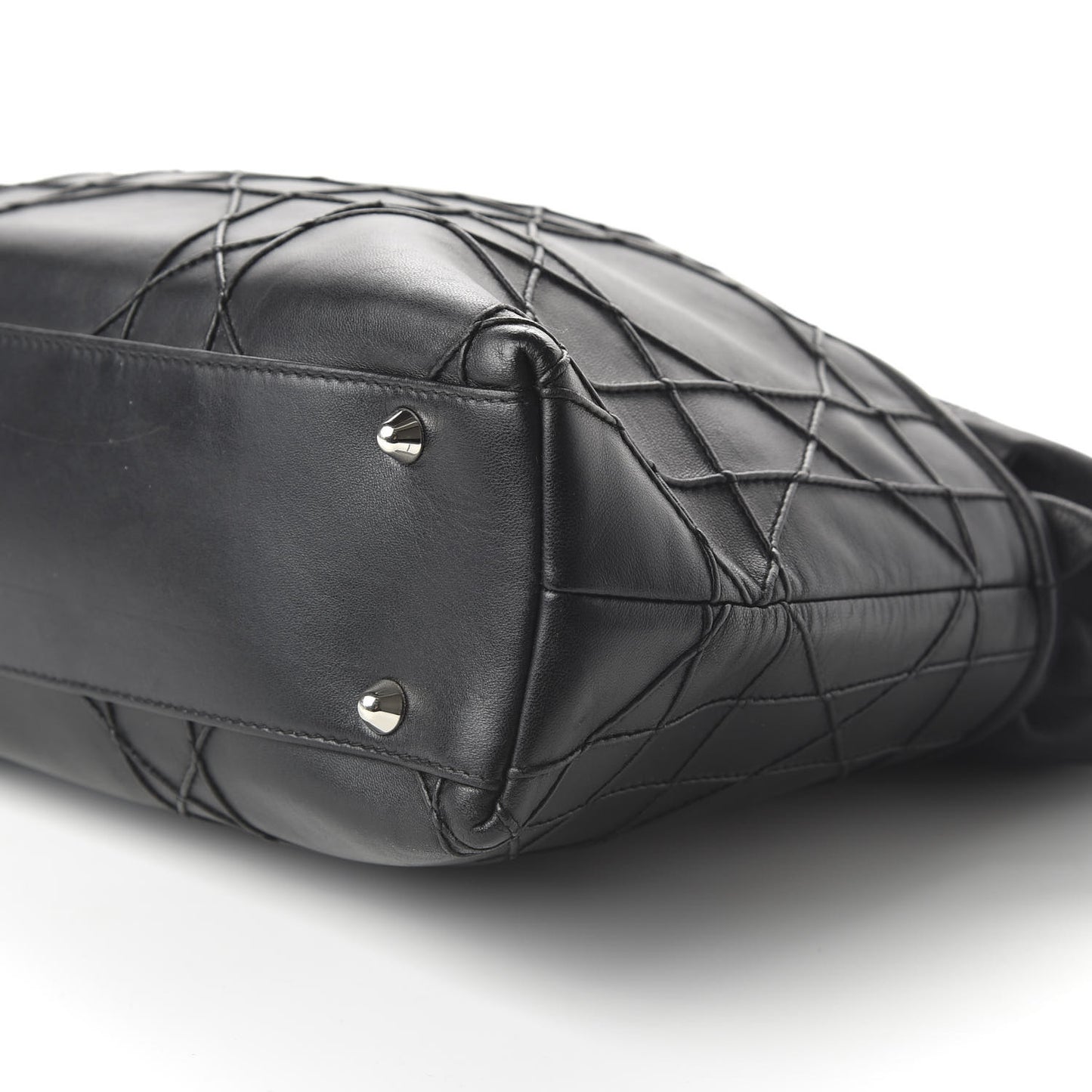 Lambskin Cannage Dior So Dior Tote Black