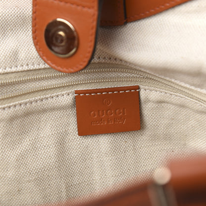 Gucci Monogram Medium Sukey Tote Orange 5 of 9