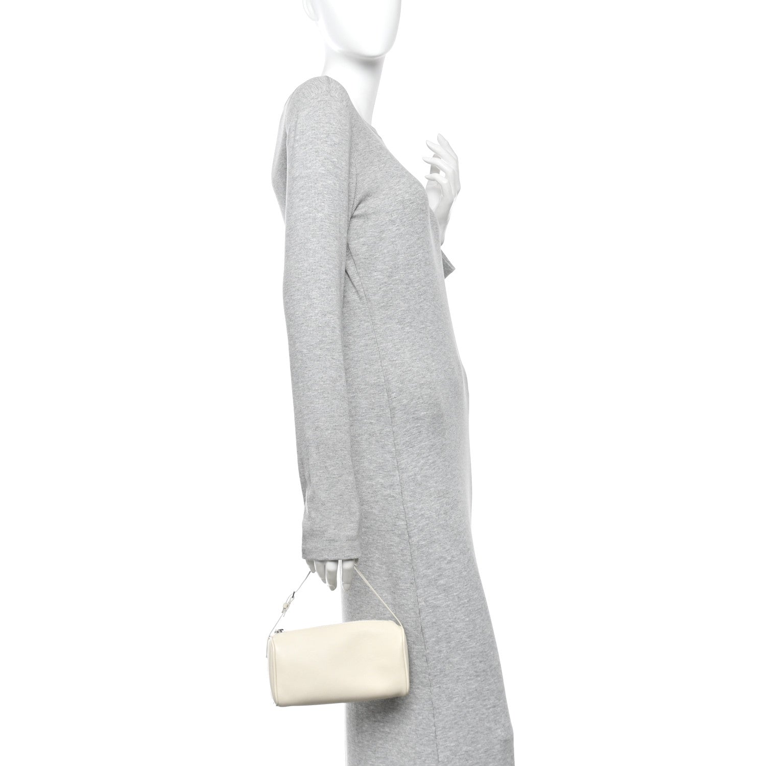 The Row Grained Calfskin 90's Bag Ivory 2 of 9