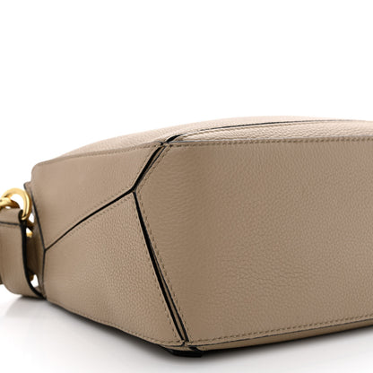 Loewe Grained Calfskin Small Puzzle Bag Sand 9 of 10