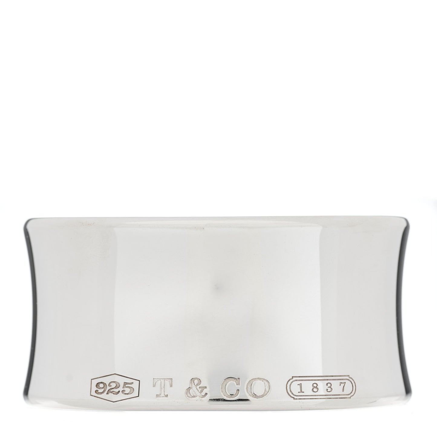 Sterling Silver Wide 1837 Cuff Bracelet