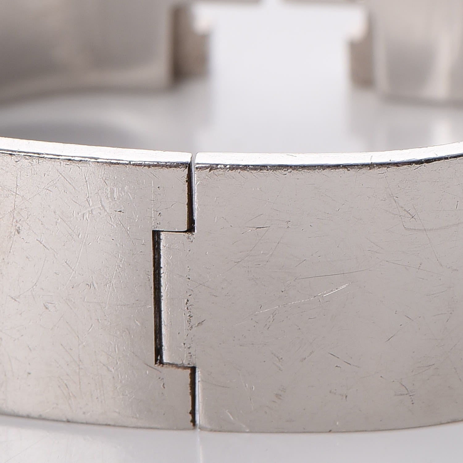 Hermes Enamel Wide Clic Clac H Bracelet GM Indigo 5 of 6