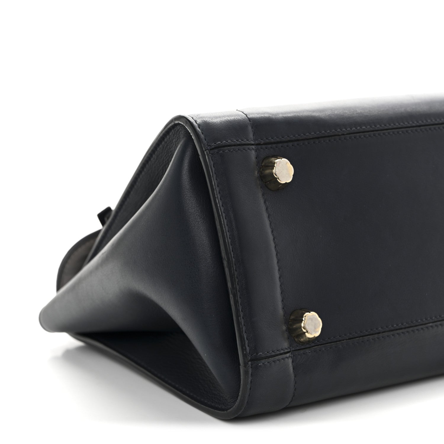 Salvatore Ferragamo Calfskin Sofia Rainbow Top Handle Bag Blue 10 of 21