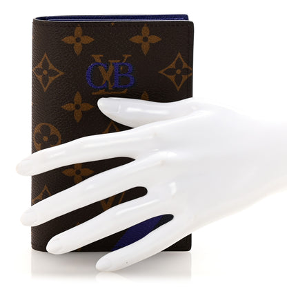 Louis Vuitton Monogram My LV Heritage Passport Cover Violet Bleu Marine 2 of 9