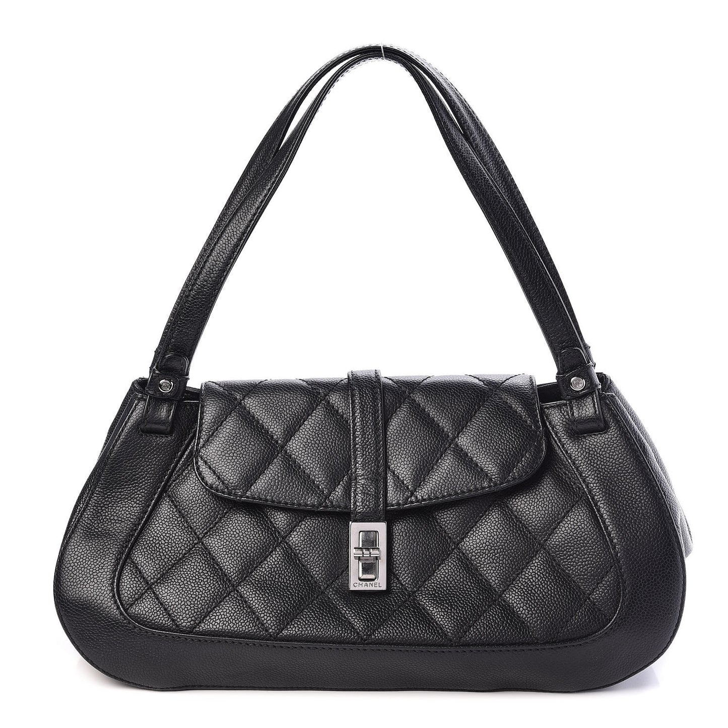Caviar Mademoiselle Flap Black
