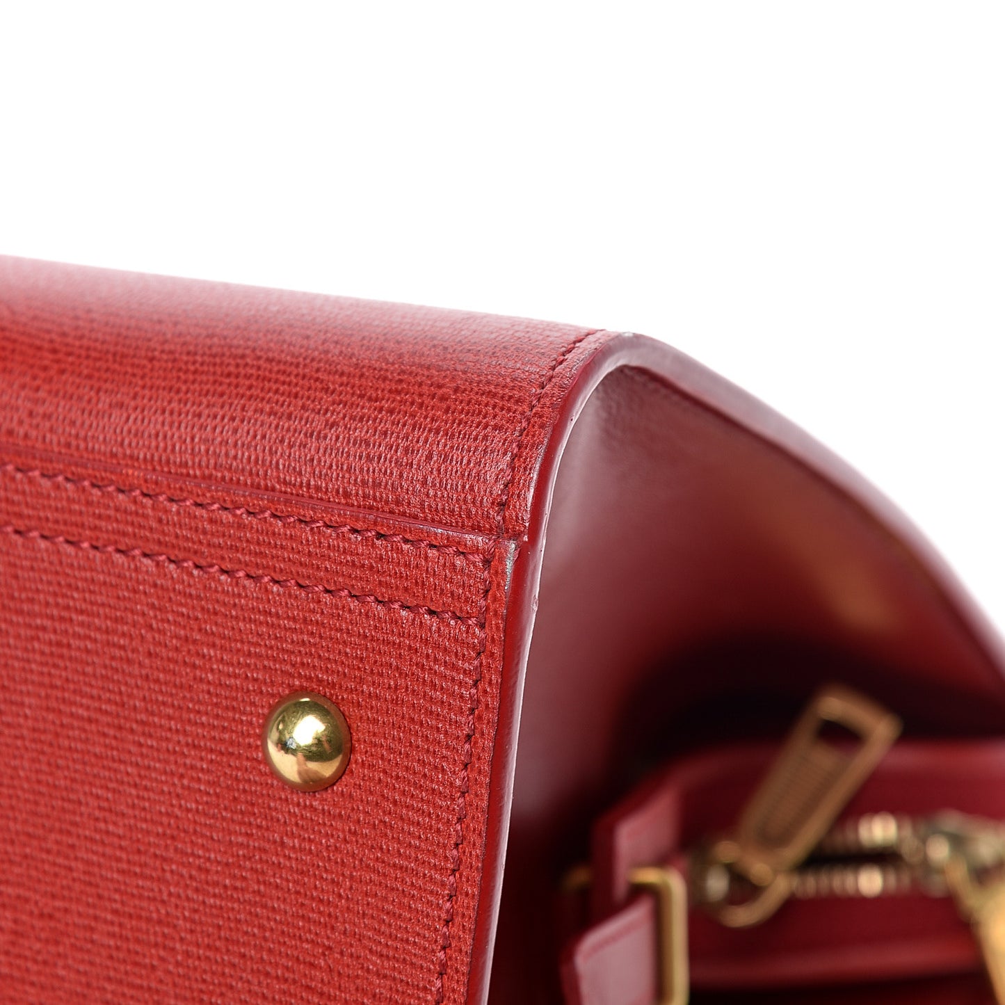 Textured Calfskin Medium Cabas ChYc Red