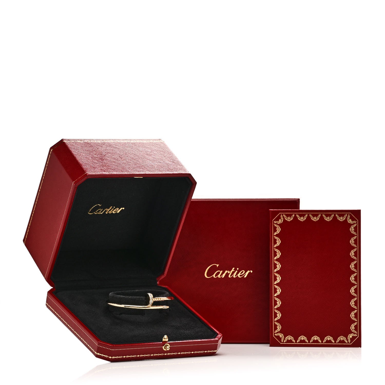 Cartier 18K Yellow Gold Diamond Juste Un Clou Bracelet 16 5 of 5