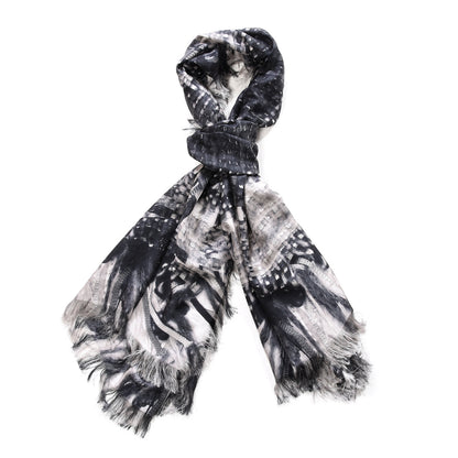 Chanel Silk CC Stole Black 1 of 4