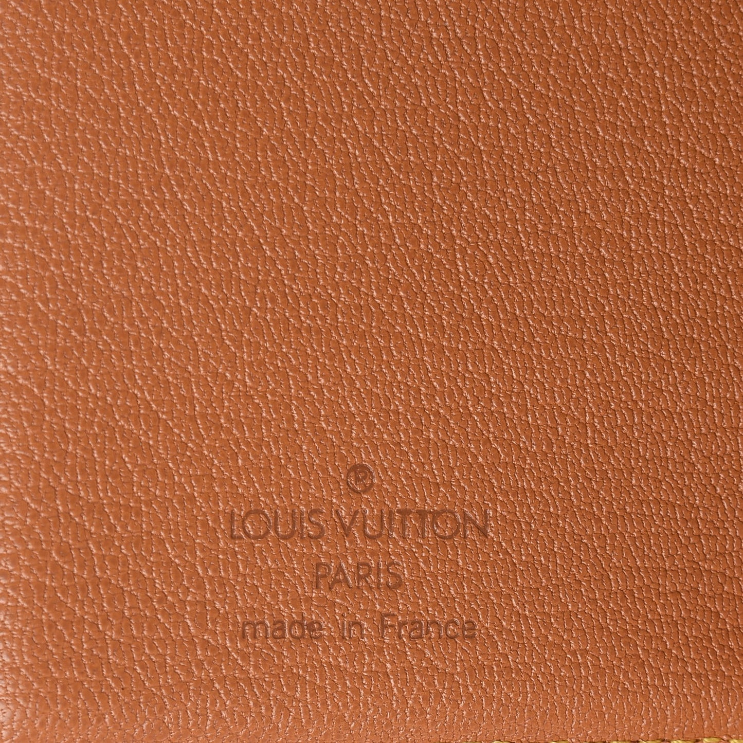 Nomade Checkbook Wallet Caramel