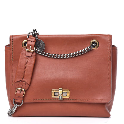 Lanvin Calfskin Medium Happy Shoulder Bag Beige 1 of 15