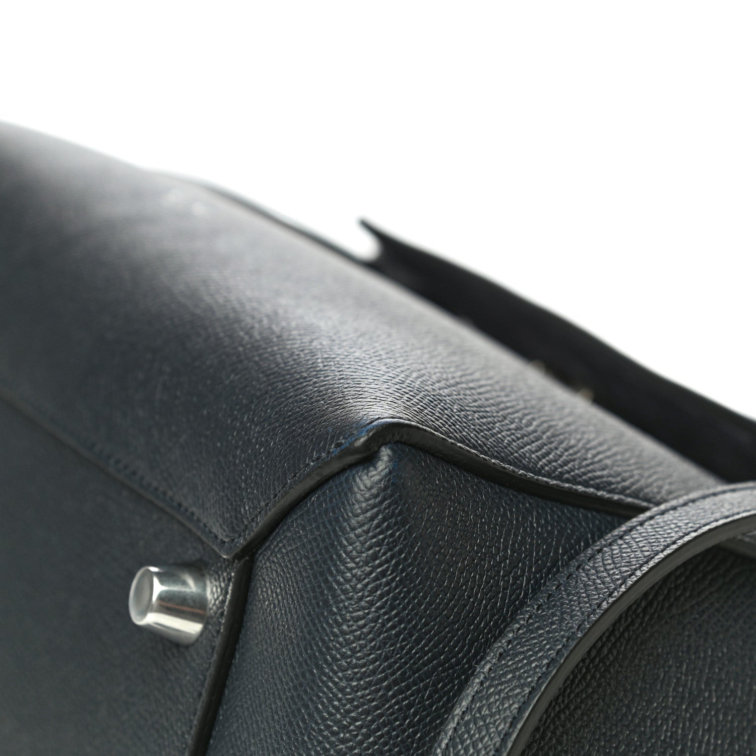 Celine Grained Calfskin Mini Belt Bag Navy 9 of 12